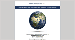 Desktop Screenshot of globalmeetinggroup.com